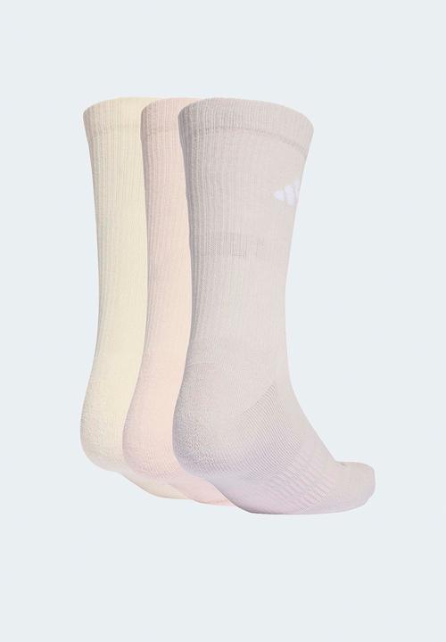 adidas Originals - Cushioned  Essential Crew 3Pk - wonder white/wonder quartz/ice purple