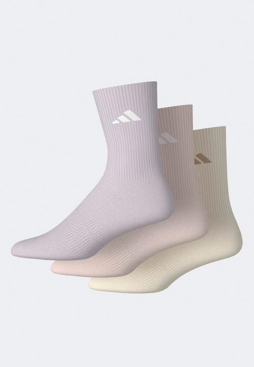 adidas Originals - Cushioned  Essential Crew 3Pk - wonder white/wonder quartz/ice purple