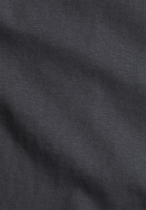 H&M - Boat-neck cotton top -dark grey
