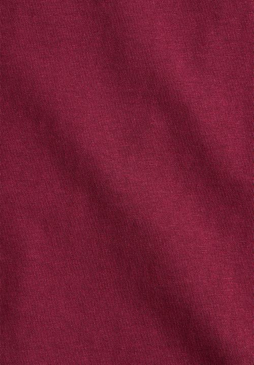 H&M - Boat-neck cotton top - burgundy