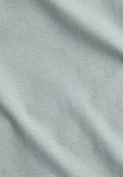 H&M - Boat-neck cotton top - turquoise