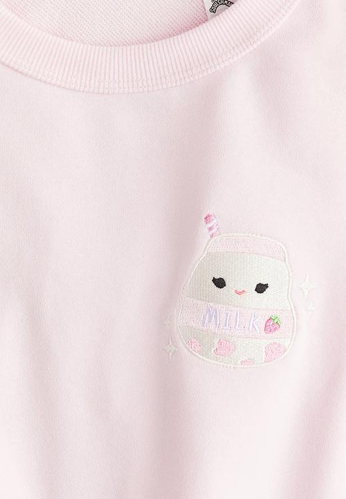 H&M - Printed sweatshirt - light pink squishmallows 