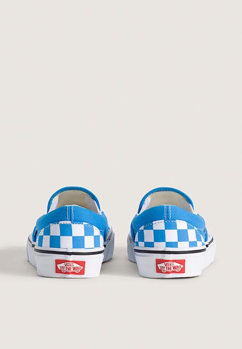 Vans - Classic slip-on - colour theory checkerboard bright azure