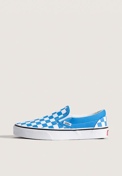 Vans - Classic slip-on - colour theory checkerboard bright azure