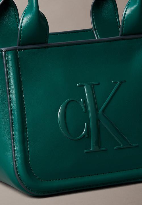 Calvin Klein - Bold Ck L8H Small  Tote Bag- Maya Blue