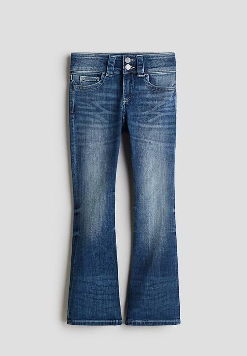 H&M - Bootcut leg low jeans - denim blue 