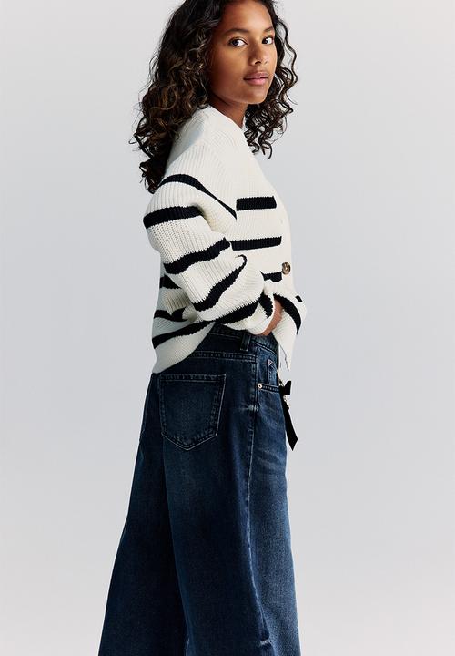 H&M - Wide leg jeans - denim blue
