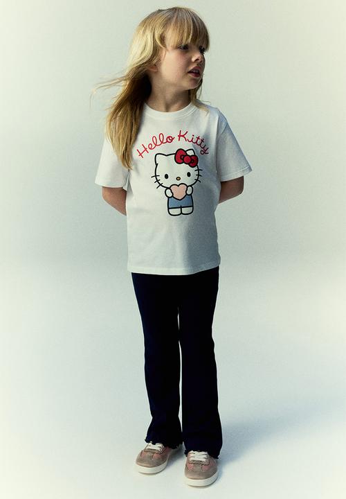 H&M - 2-Piece set with top and leggings - white hello kitty