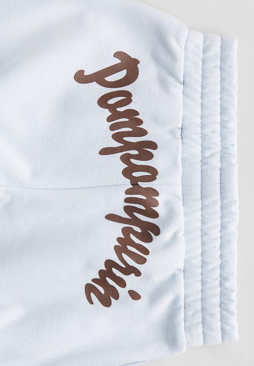 H&M - Wide brushed-inside joggers - light blue pompompurin