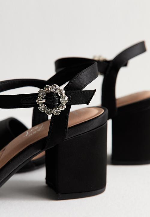New Look - WF C Sprout block heel - black