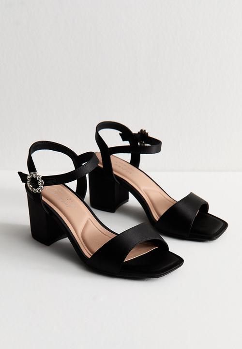 New Look - WF C Sprout block heel - black