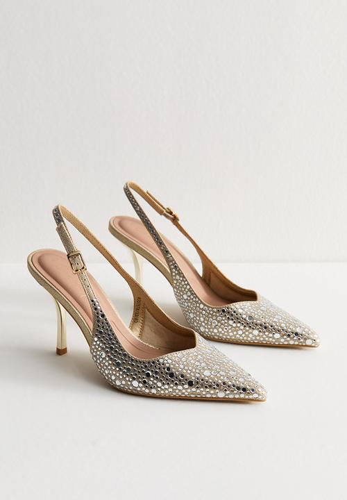 New Look - C Wham slingback heel - gold