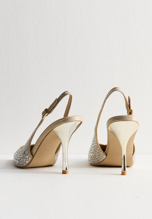 New Look - C Wham slingback heel - gold