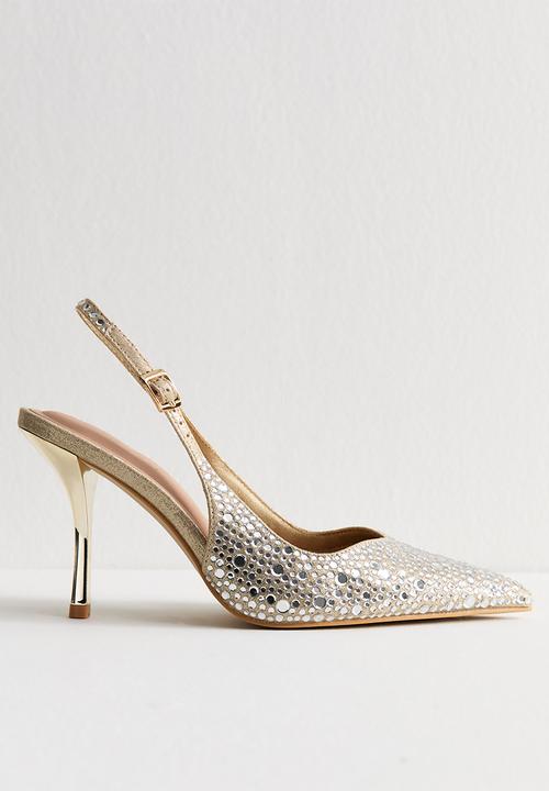 New Look - C Wham slingback heel - gold