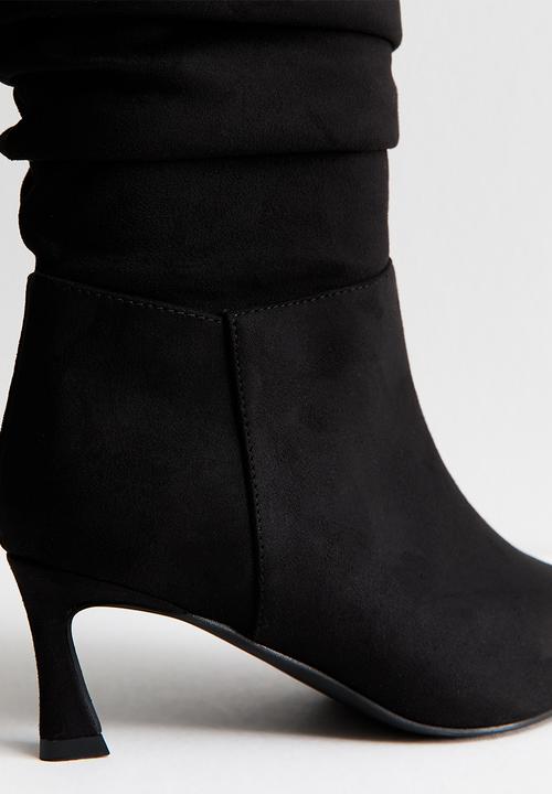 New Look - WF Esme ruched boot - black