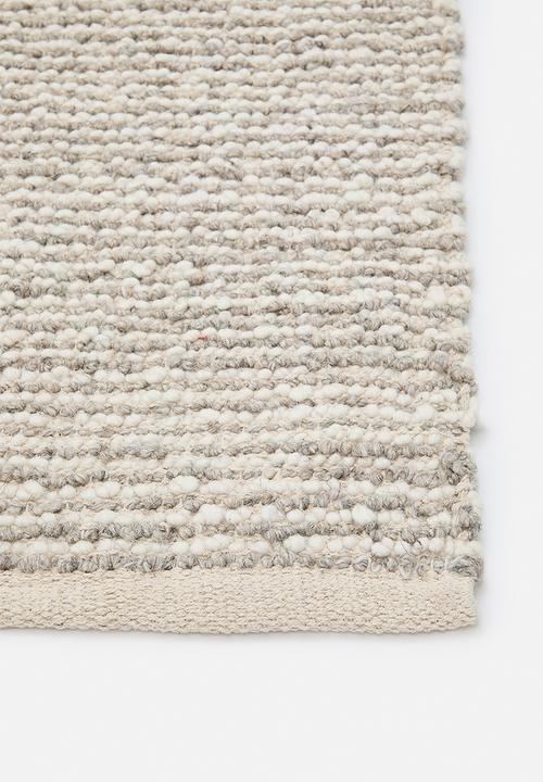 Sixth Floor - Loom Handwoven Nz Wool Blend Runner - Natural