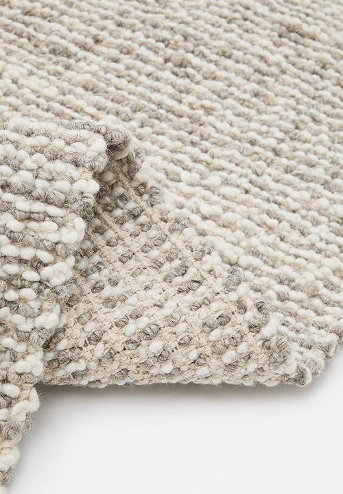 Sixth Floor - Loom Handwoven Nz Wool Blend Runner - Natural