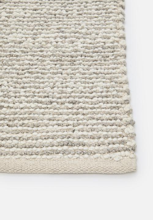 Sixth Floor - Loom Handwoven Nz Wool Blend Rug - Natural
