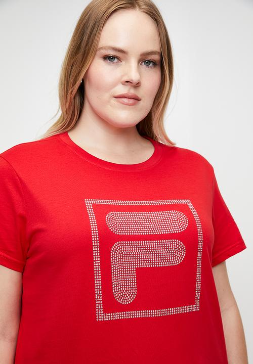 FILA - Plus Natasha T-Shirt - Fila Red