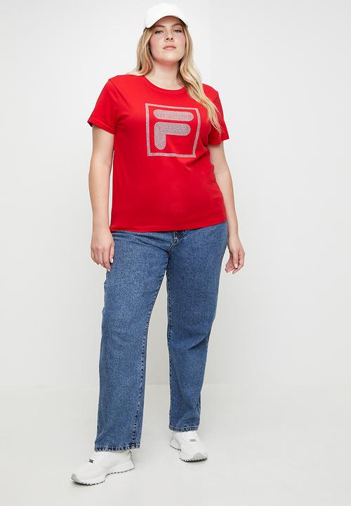 FILA - Plus Natasha T-Shirt - Fila Red