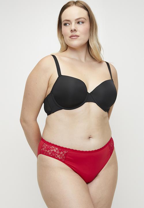 DORINA - Plus sonia-2pp brief - red/black