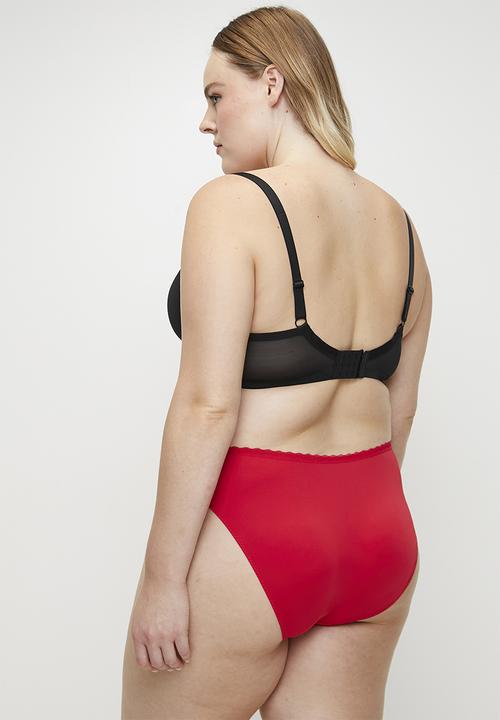 DORINA - Plus sonia-2pp brief - red/black