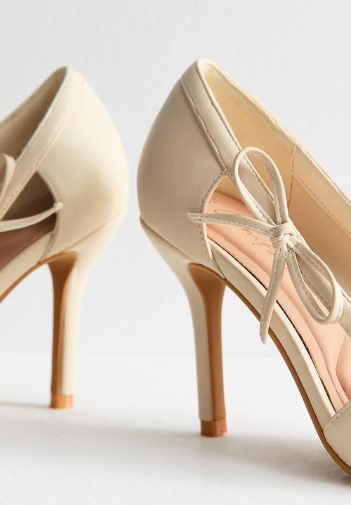 New Look - C Sweetly court heel - bone
