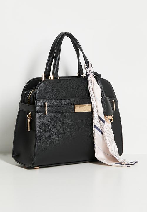 Anne Klein - Exclusive Medium Satchel With Detachable Strap Bag - Black