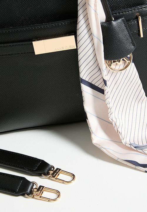 Anne Klein - Exclusive Medium Satchel With Detachable Strap Bag - Black