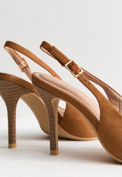 New Look - C S Tall slingback heel - tan
