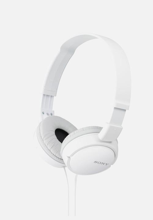Sony - Sony MDR-ZX110 Headphones Earphone Foldable - White