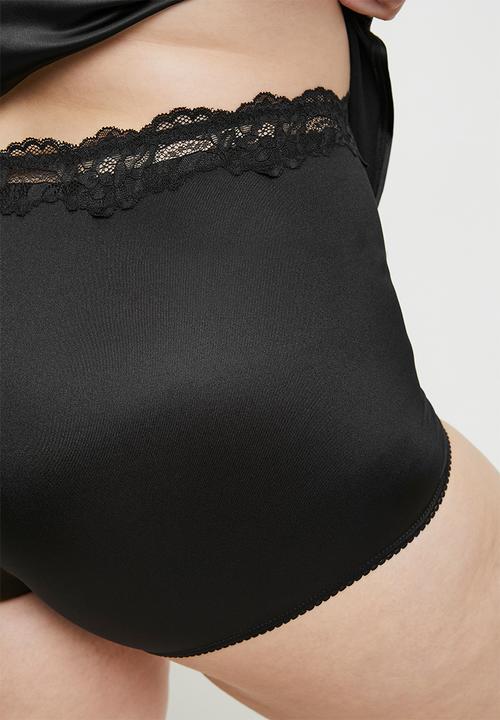 DORINA - Plus origins-shiny micro boyshorts - black