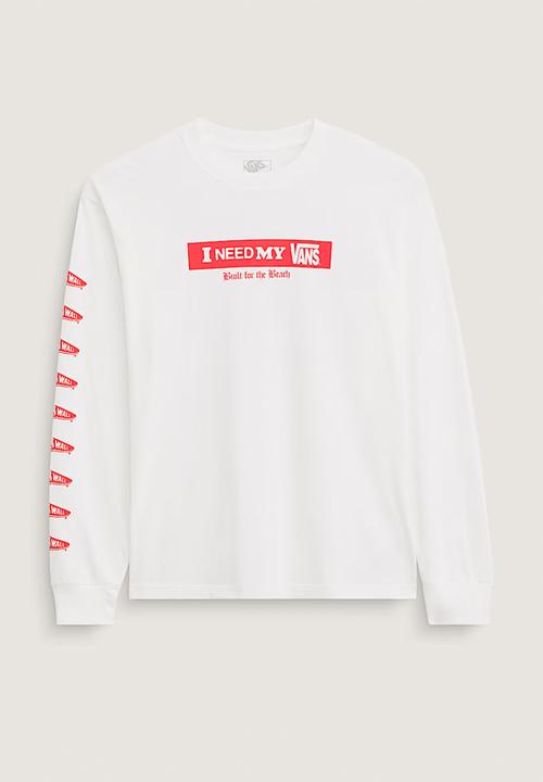 Vans - I Need My LS Tee - WHITE