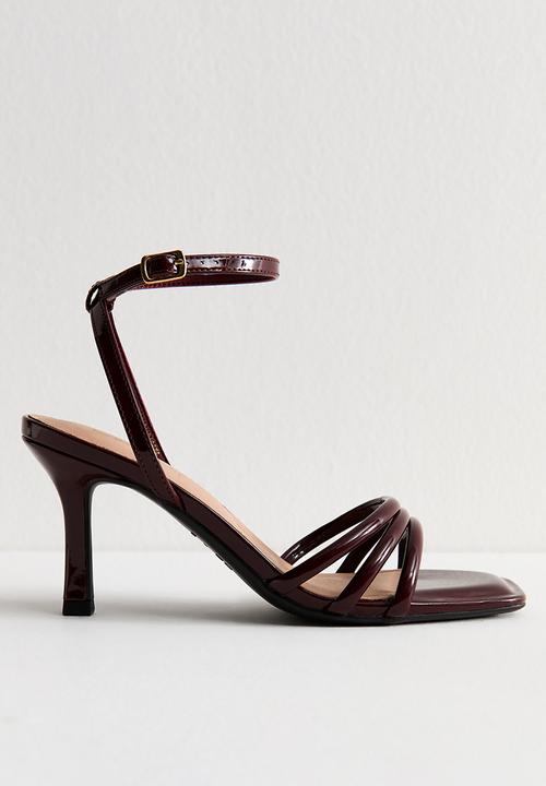 New Look - C Snatched stiletto heel - burgundy