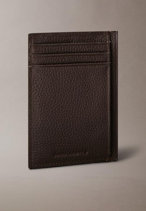 Calvin Klein - Foil Emboss Cardholder - brown