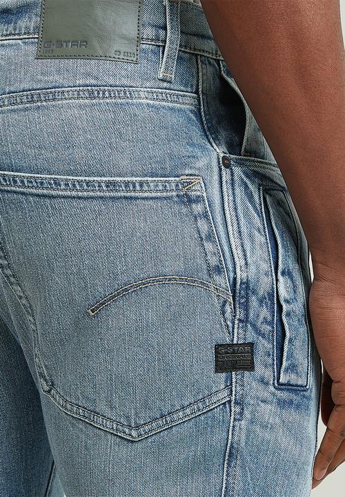 G-STAR - Contor 3D Slim - Faded Blue Halite