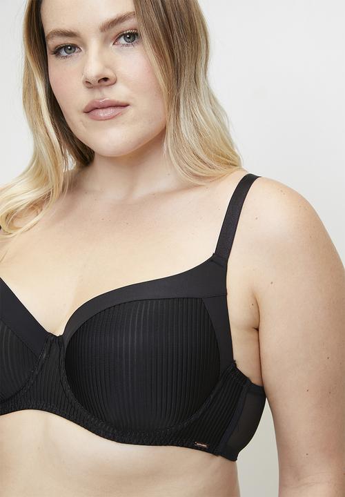 DORINA - Plus carmen light padded demi - black