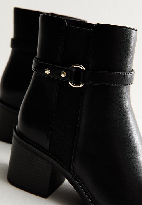 New Look - WF Aligator ankle boot - black