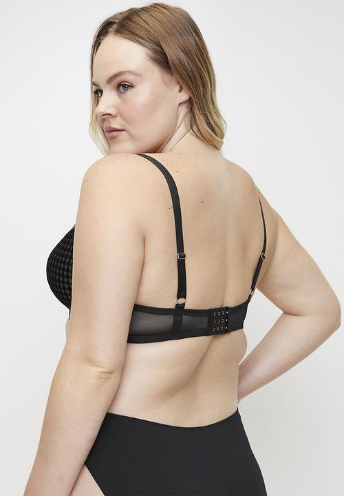 DORINA - Julianna push up plunge - black