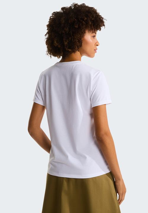 The North Face - W Evolution Simple Dome Slim Short Sleeve Tee - Tnf White