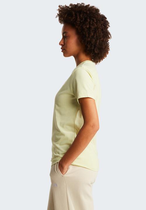 The North Face - W Evolution Simple Dome Slim Short Sleeve Tee - Lemon Mist