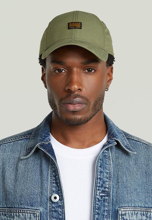 G-STAR - Originals Baseball Cap - Shadow Olive Slub Stripe