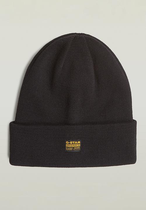 G-STAR - Effo Long Beanie - Dk Black