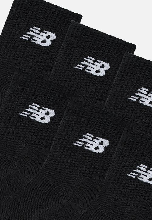 New Balance  - Everyday Ankle Sock 6Pk - Black