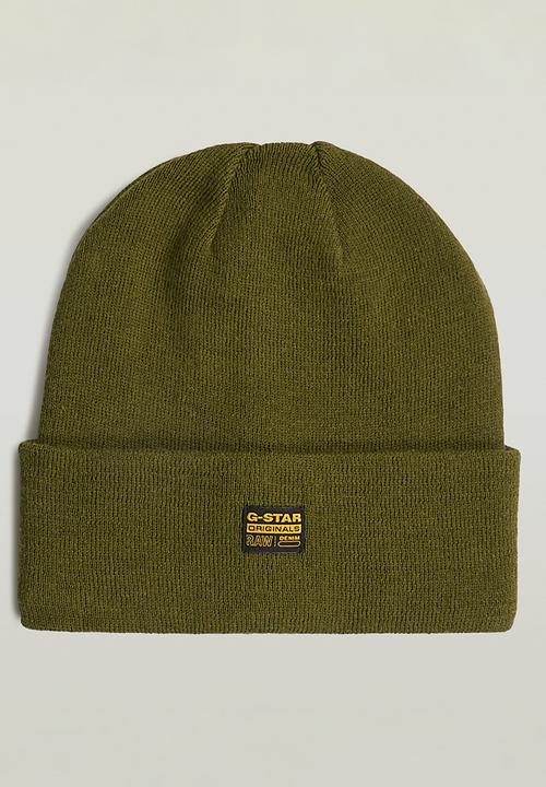 G-STAR - Effo Long Beanie - Dark Olive