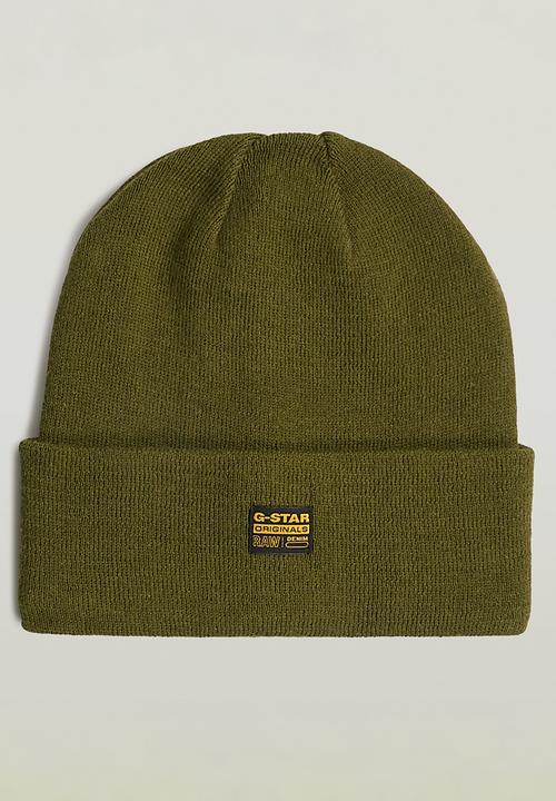 G-STAR - Effo Long Beanie - Dark Olive