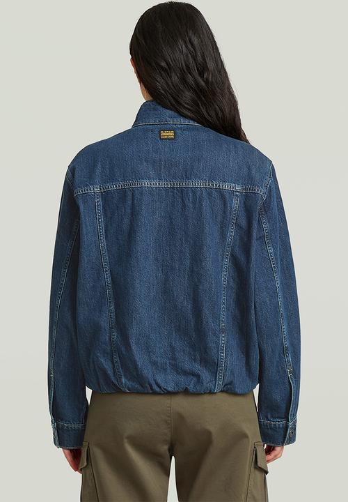 G-STAR - Rib Trucker Jacket wmn - Antique faded sentry blue
