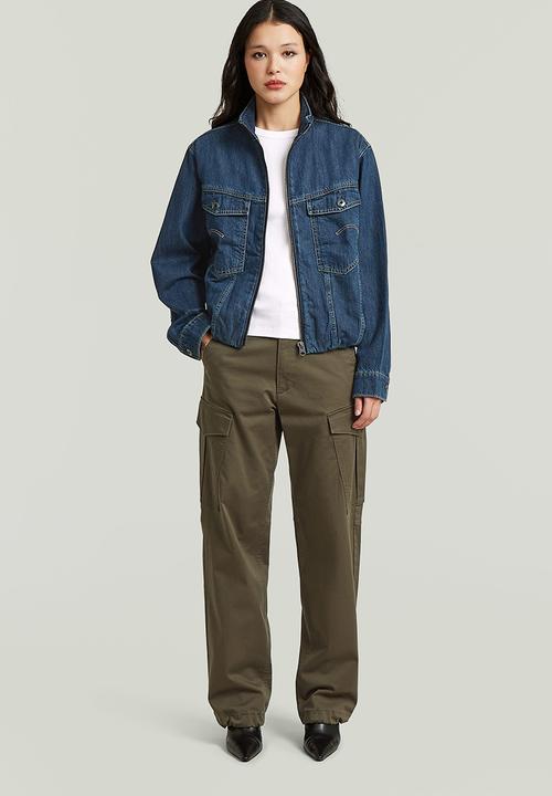 G-STAR - Rib Trucker Jacket wmn - Antique faded sentry blue