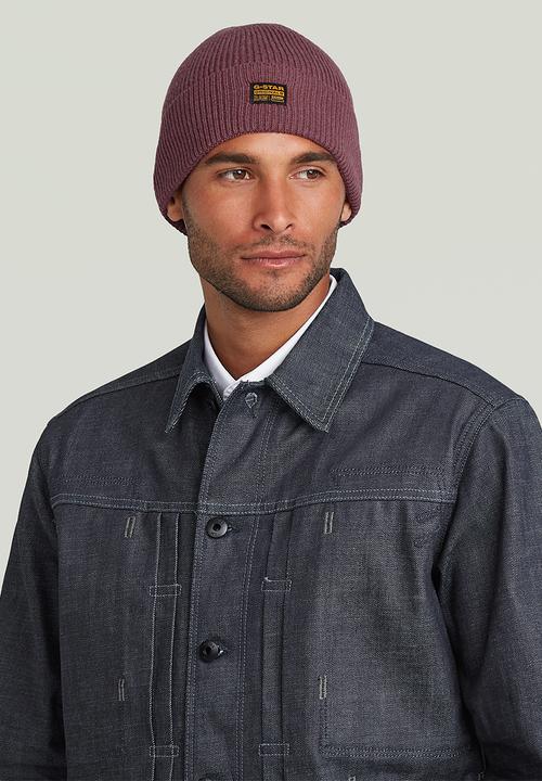G-STAR - Geffo Long Beanie - Maroon