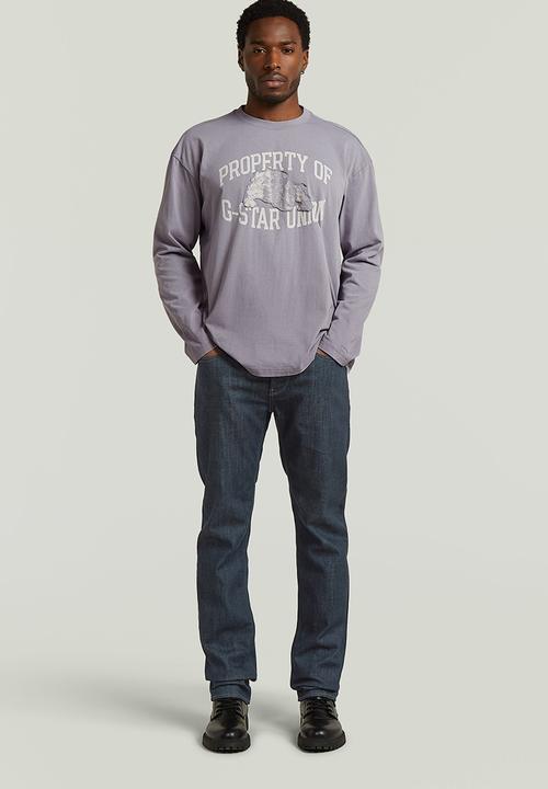 G-STAR - Sunfaded Gr Relaxed R T L\S - Quicksilver